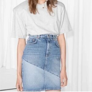 & Other Stories Denim Skirt